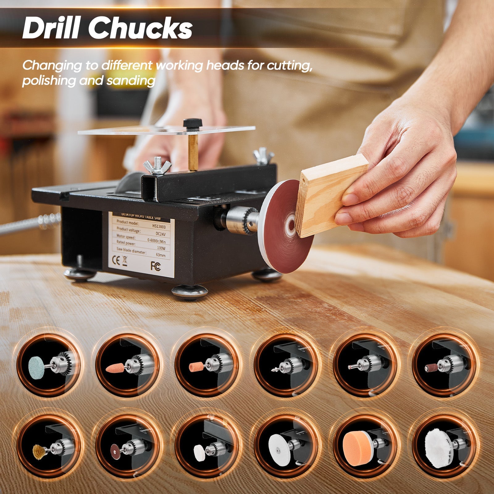 Mini Multifunctional Table Saw