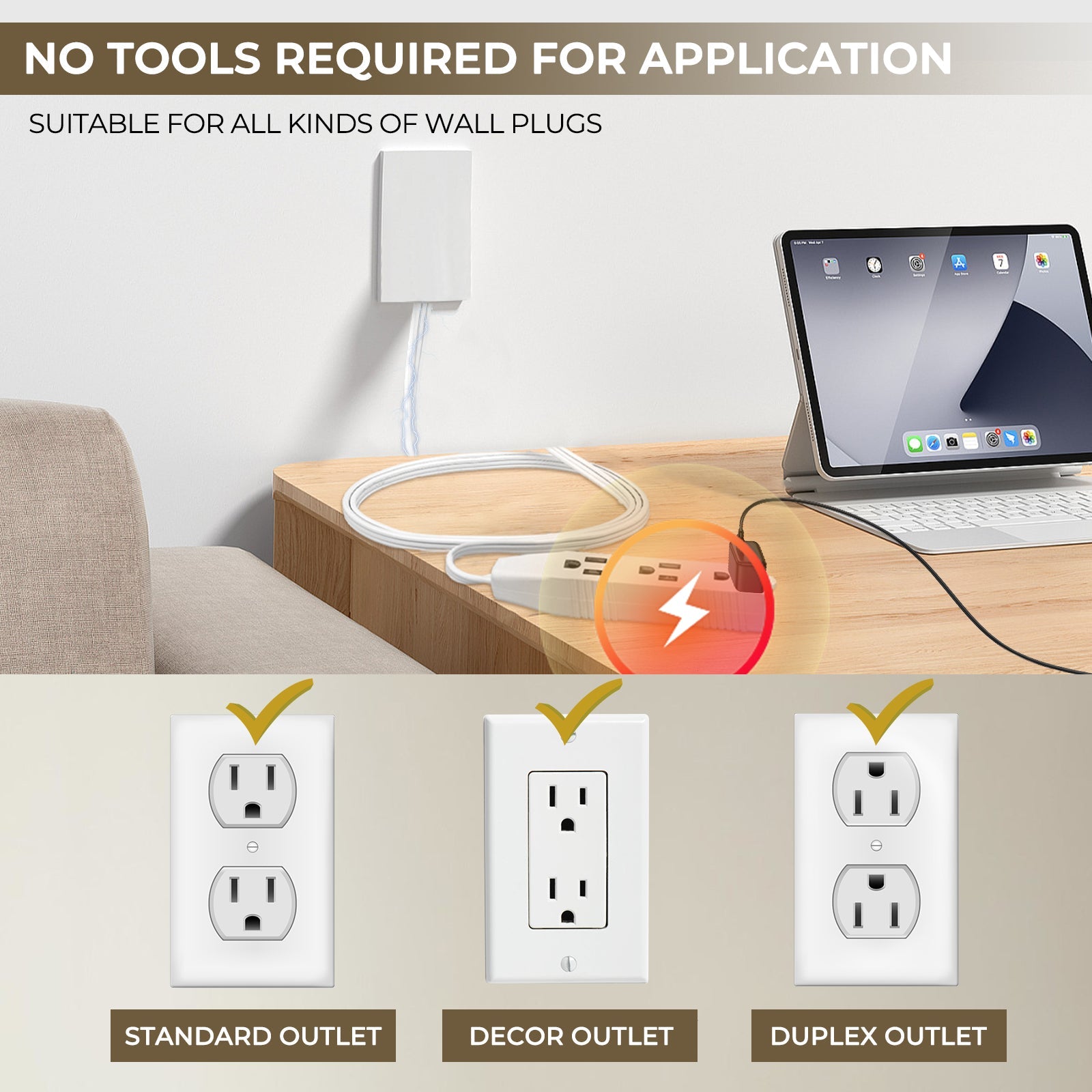 Outlet Concealer Power Strip