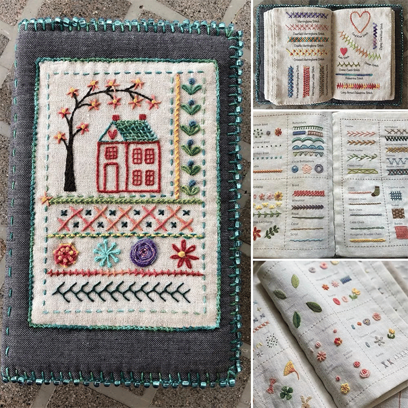 All-Scenario Embroidery Stitch Book Kit